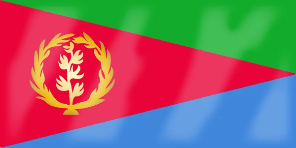 Vlag van Eritrea — Stockvector