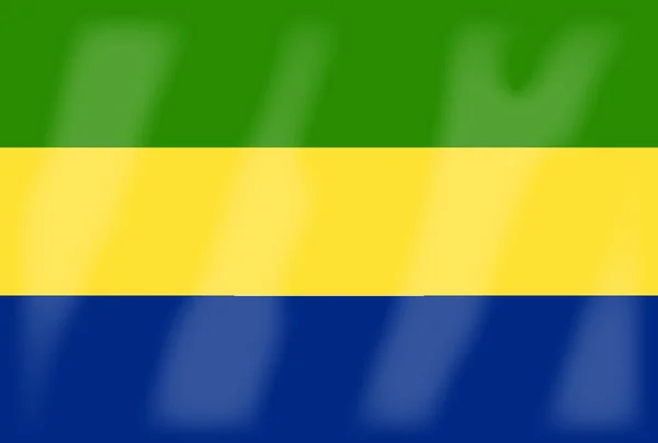 Vlag van Gabon — Stockvector