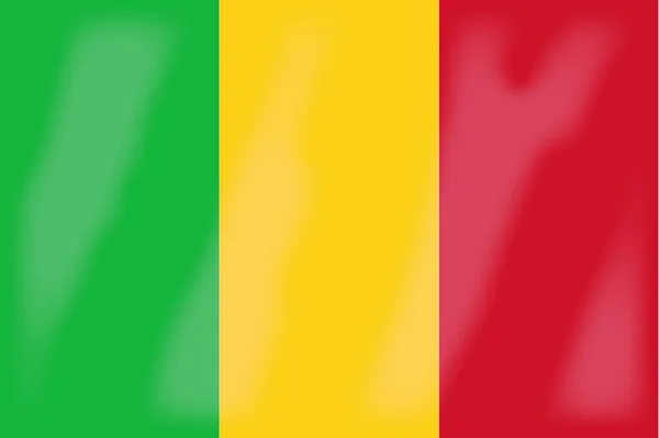 Bandera de Malí — Vector de stock