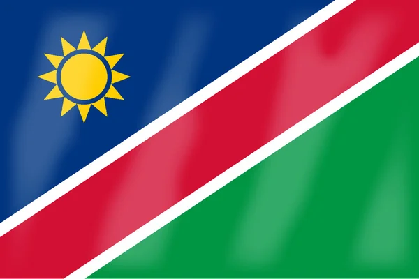 Прапор Намібії — стоковий вектор