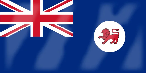 Tasmanien-Flagge — Stockvektor