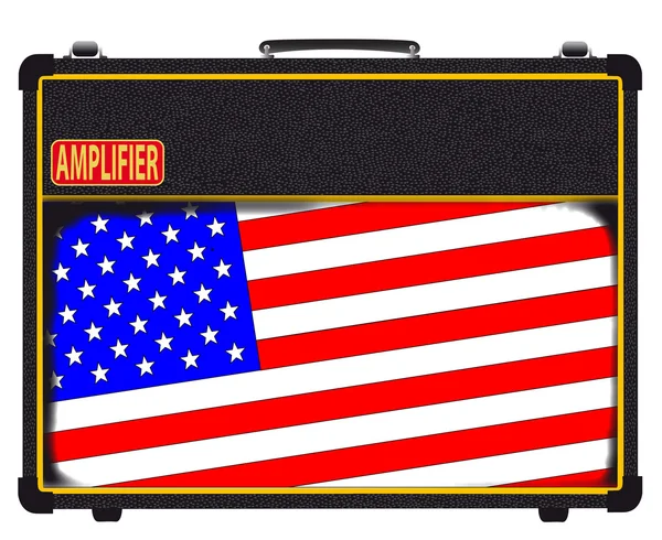 ABD Rock amplifikatör — Stok Vektör