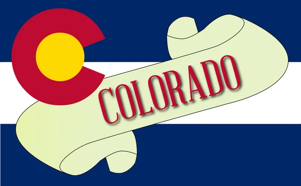 Défilement Colorado — Image vectorielle