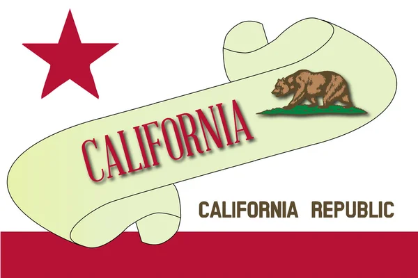 Défilement de Californie — Image vectorielle