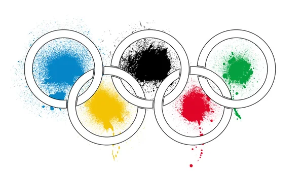 Olympisch Splashes — Stockvector