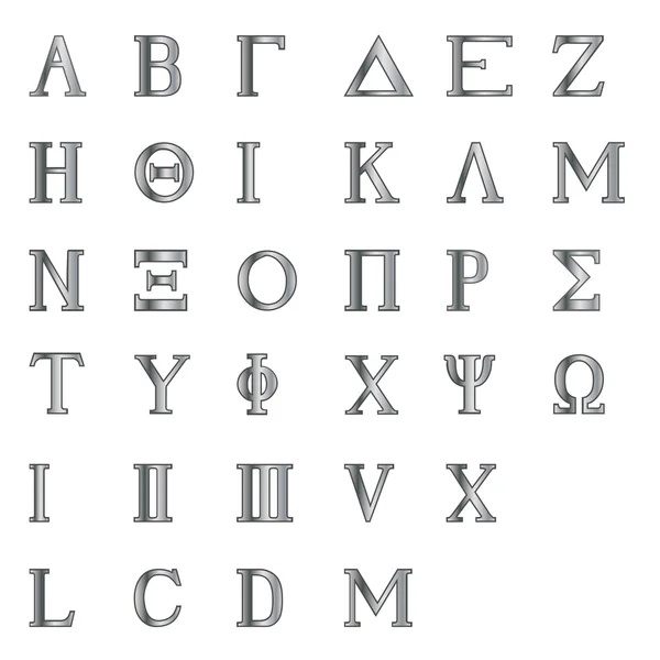 griekse letters stockvectors, rechtenvrije griekse letters