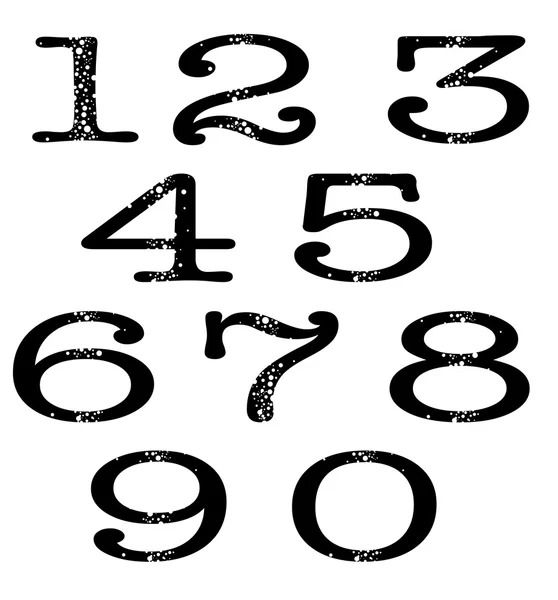 Абстрактные числа — стоковый вектор