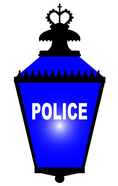 Blaulicht der Polizei — Stockvektor