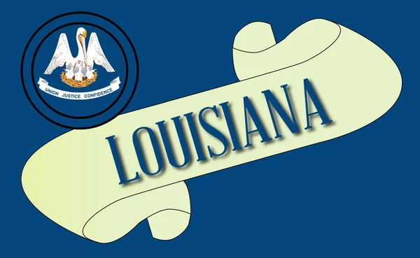 Parchemin de Louisiane — Image vectorielle