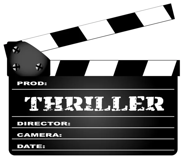 Clapperboard Thriller — Image vectorielle