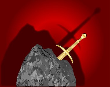 Sword in the Stone clipart