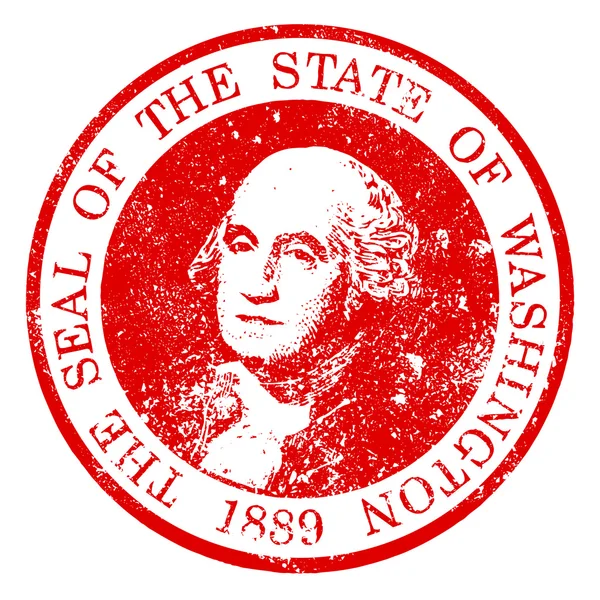 Sello de sello del estado de Washington — Vector de stock