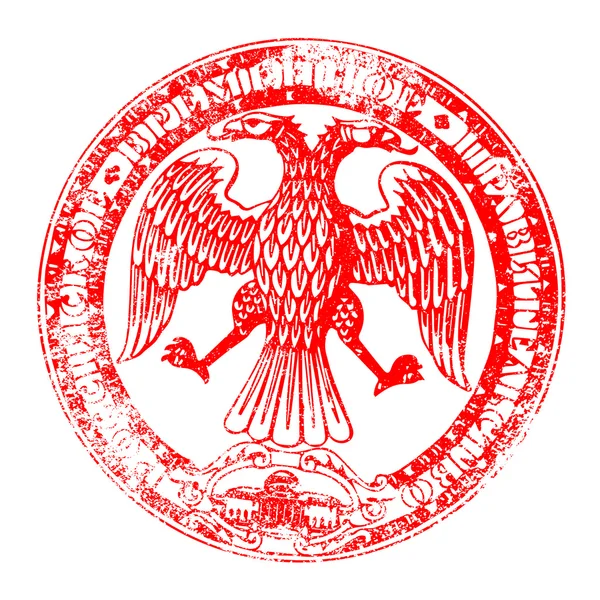 Sello de sello de la República Rusa — Archivo Imágenes Vectoriales