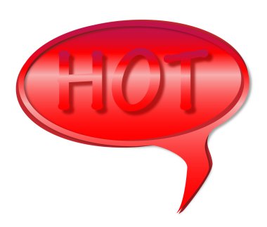 sıcak konuşma balonu