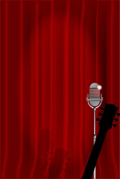 Acoustic Night — Stock Vector