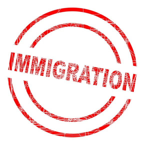 Inmigración — Archivo Imágenes Vectoriales