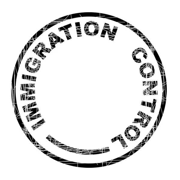 Иммиграционный контроль — стоковый вектор