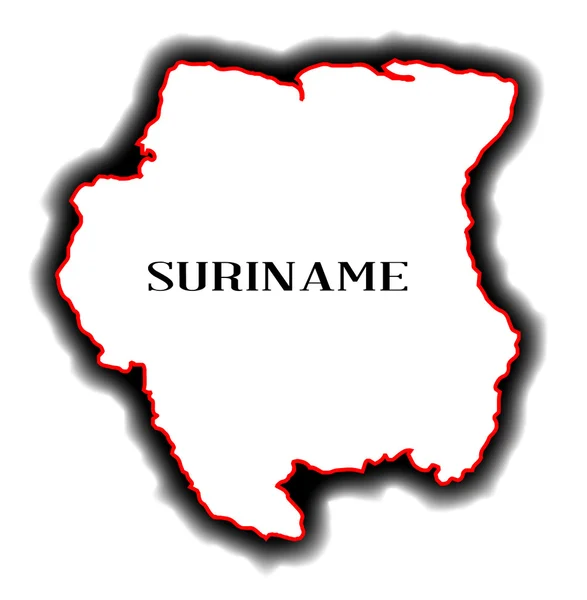 Surinam — Stockový vektor