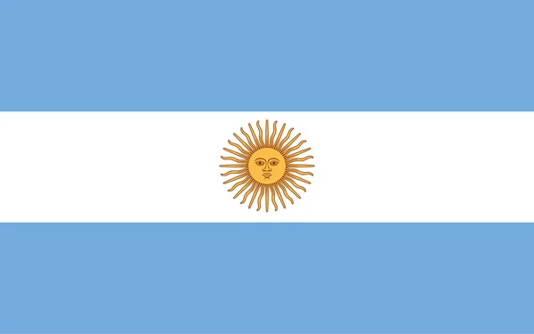 Argentina Flag — Stock Vector