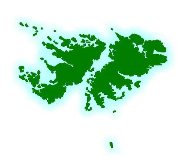 Isole Falkland — Vettoriale Stock