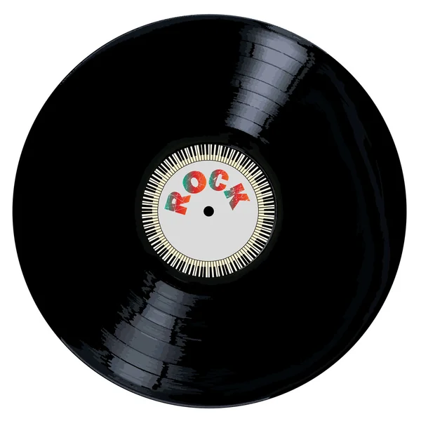 Рок-рекорд — стоковый вектор