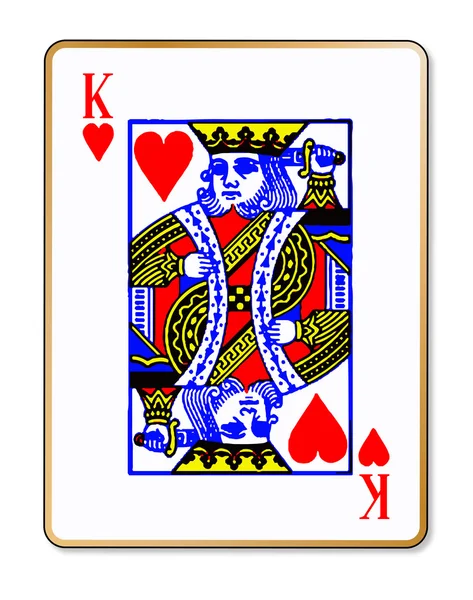 Król kier — Wektor stockowy