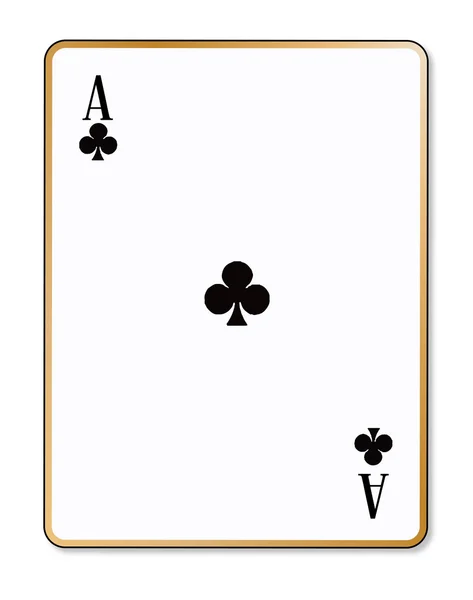 Ace Clubs Royalty Free Stock Vectors