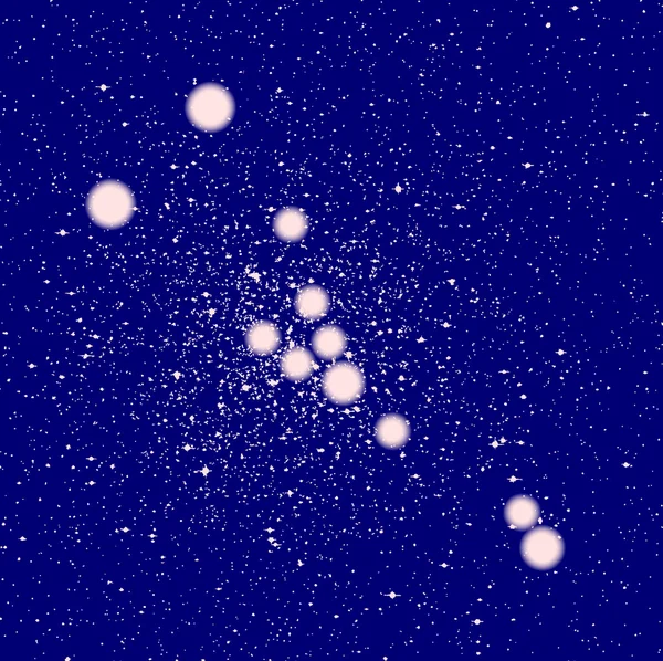 Constelación de Tauro — Vector de stock