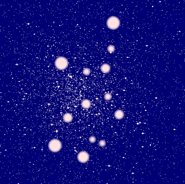Constellation de la Vierge — Image vectorielle