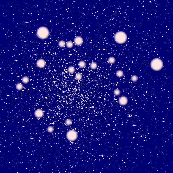 Constelación de Sagitario — Vector de stock