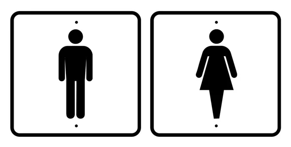 男人女人标志 — 图库矢量图片