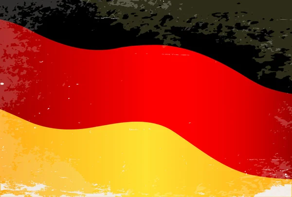 Allemagne drapeau grunge — Image vectorielle