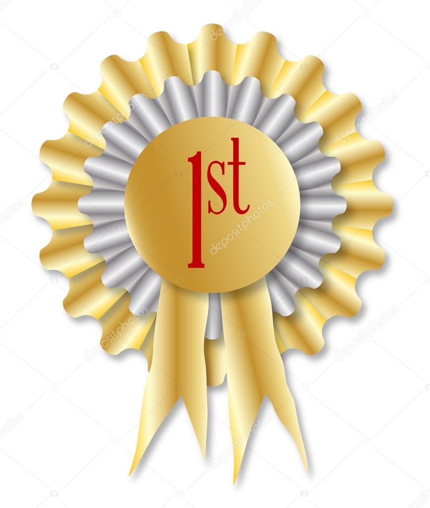 First Prize Rosette — Stock Vector © BigAlBaloo #75202011