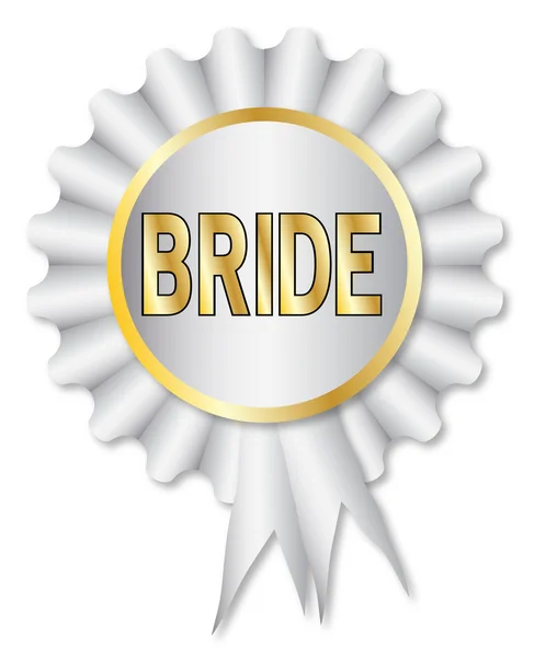 Bride Rosette — Stock Vector