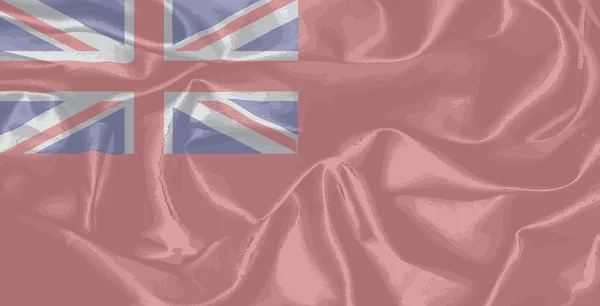 Duster rojo Bandera de la Marina Real — Archivo Imágenes Vectoriales