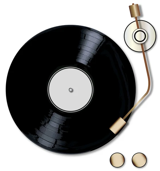 Record Deck — Stock Vector