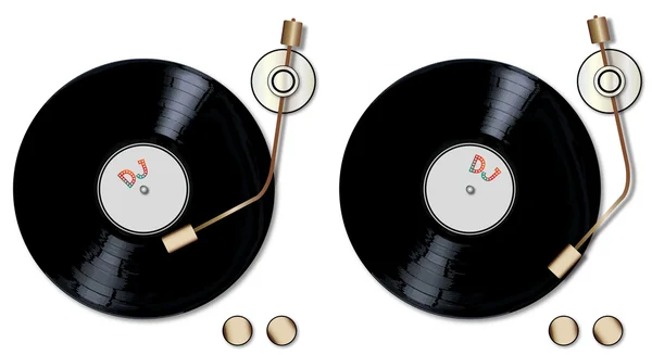 DJ Record Deaks — стоковый вектор