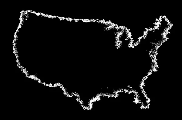 Tableau noir américain — Image vectorielle