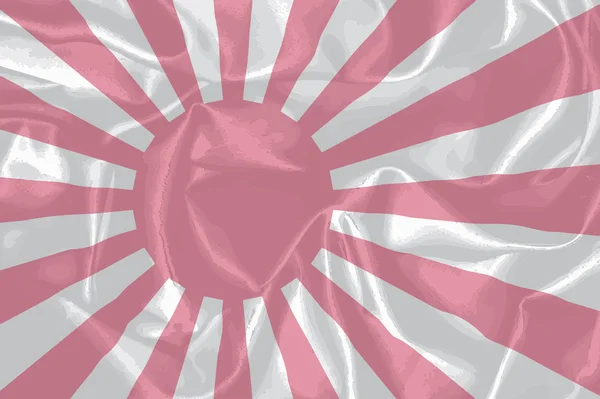 Drapeau de soie japonais — Image vectorielle