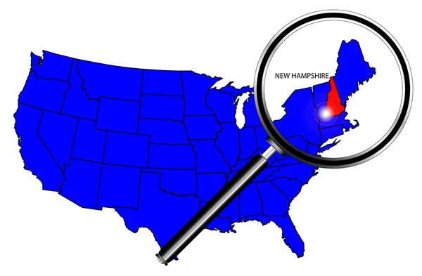 Nova Hampshire — Vetor de Stock