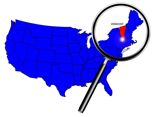 Vermont — Vector de stock