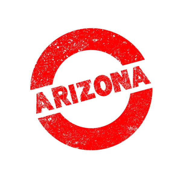 Kauçuk mürekkep damgası Arizona — Stok Vektör