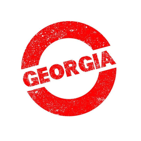Timbre d'encre en caoutchouc Géorgie — Image vectorielle