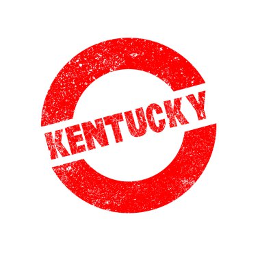 Kauçuk mürekkep damgası Kentucky