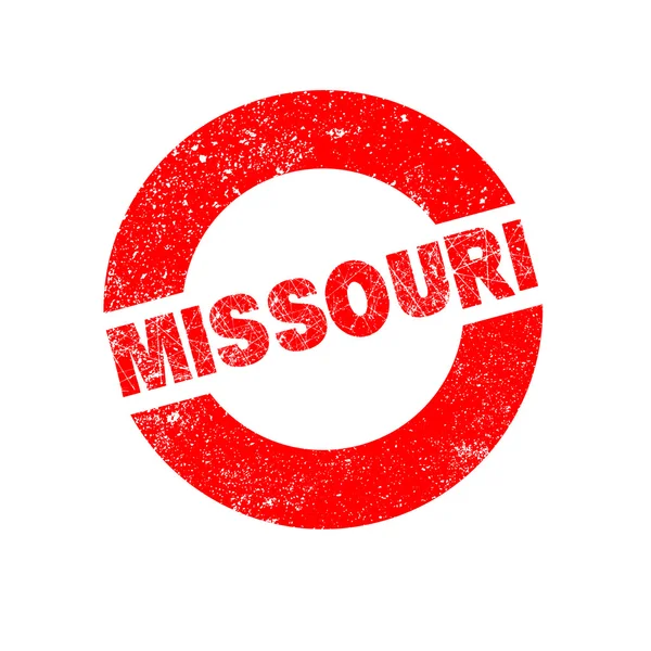 Sello de tinta de goma Missouri — Vector de stock