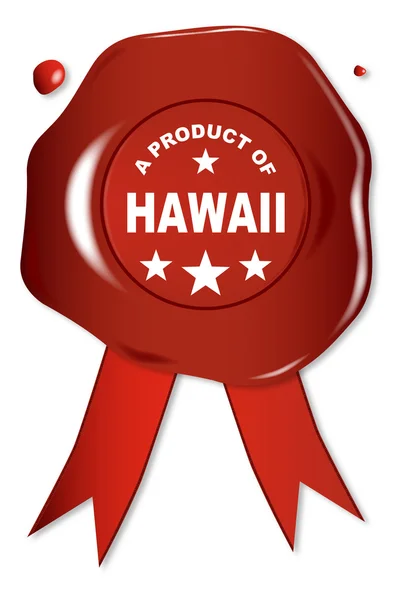 Een Product van Hawaï — Stockvector