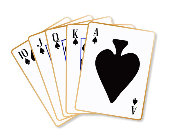 Ace Spades Flush