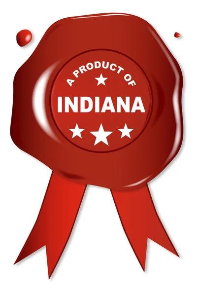 Een Product van Indiana — Stockvector