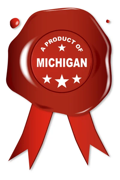 Een Product van Michigan — Stockvector