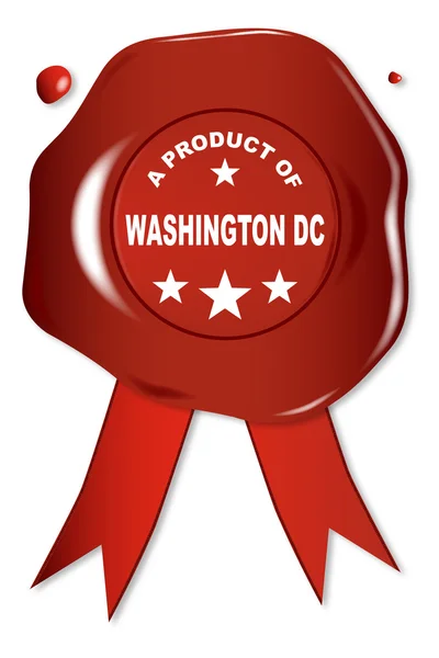 Un producto de Washington DC — Vector de stock